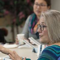 Great Michigan Read Book Club participants. Photos by Kristina Bird, Bird + Bird Studio.